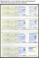ZUSAMMENDRUCKE A. MH 22-W 78 Brief,** , 1980-82, Spezialsammlung Burgen Und Schlösser, Dabei Diverse Verschiedene Marken - Used Stamps