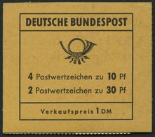 MARKENHEFTCHEN MH 16b **, 1972, Markenheftchen Unfallverhütung, Deckel D, Postgebühren Stand 1.7.1972, Pracht, Mi. 75.- - Autres & Non Classés