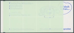 MARKENHEFTCHEN MH 21 **, 1977, Versuchsmarkenheftchen Mit 8 Unbedruckten Grünen Leerfeldern, Postfrisch, Pracht - Otros & Sin Clasificación