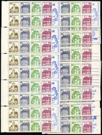 ZUSAMMENDRUCKE MH 23 **, 1980, Burgen Und Schlösser, Kleines Lot Von 13 Markenheftchen, Fast Nur Prachterhaltung, Mi. 16 - Altri & Non Classificati