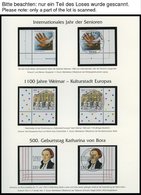 JAHRGÄNGE **,o , 1999/2000, 2 Komplette Jahrgänge, Ohne Selbstklebende Marken, Jeweils Postfrisch Aus Der Linken Und Ges - Usados