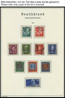SAMMLUNGEN O, 1948-2010, In Den Hauptnummern Komplette Gestempelte Sammlung Bundesrepublik In 3 Leuchtturm Falzlosalben, - Used Stamps