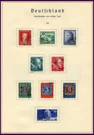 SAMMLUNGEN O, Saubere Gestempelte, In Den Hauptnummern Komplette Sammlung Bis 1976 In 2 Leuchtturm Falzlosalben, Fast Nu - Used Stamps