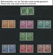 LOTS **, 1951-97, Verschiedene Postfrische Waagerechte Paare, U.a. Mi.Nr. 188 Und 694-703, Pracht, Mi. 500.- - Usati