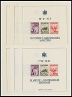 ALBANIEN Bl. 1 **, 1937, Block Unabhängigkeit, 6x, Postfrisch, Pracht, Mi. 180.- - Albania