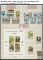 SPANISCHE-POST **, Postfrische Sammlung Andorra-Span. Post Von 1972-98, Bis Auf Mi.Nr. 71 Und 229 Komplett, Prachterhalt - Sonstige & Ohne Zuordnung