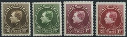 BELGIEN 262-65I *, 1929, König Albert I, Pariser Druck, Falzrest, Prachtsatz - Sonstige & Ohne Zuordnung