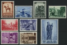 BELGIEN 989-91,995-1000 *, 1954, Nationaldenkmal Und Beginenhof, Falzrest, 2 Prachtsätze - Autres & Non Classés