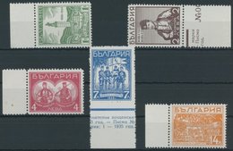 BULGARIEN 291-95 **, 1935, Errichtung Des Denkmals Für Hadzi, Postfrischer Prachtsatz, Mi. 70.- - Autres & Non Classés