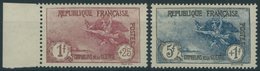 FRANKREICH 213/4 **, 1926/7, 1 Und 5 Fr. Kriegswaisen, Normale Zähnung, Postfrisch, 2 Prachtwerte, Mi. 270.- - Other & Unclassified