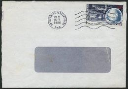 FRANKREICH 2541F BRIEF, 1986, 3.90 Fr. Museum Für Wissenschaft Und Industrie Mit Abart Blaue Farbe Fehlt (Yvert Nr. 2409 - Otros & Sin Clasificación