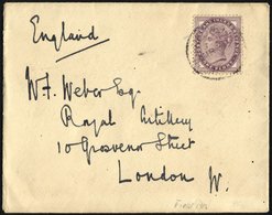 BRITISCHE MILITÄRPOST 65 BRIEF, 1900, 1 P. Königin Victoria Mit K1 ARMY FLIED POST S.AFRICA Auf Feldpostbrief Nach Londo - Usati