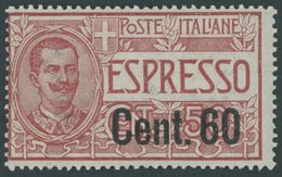 ITALIEN 148 **, 1922, 60 C. Auf 50 C. Eilmarke, Postfrisch, Pracht, Mi. 60.- - Sin Clasificación