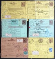 GANZSACHEN 1988/90, 6 Verschiedene Paketkarten, Teils Mit Zusatzfrankatur, Etwas Unterschiedlich - Unclassified