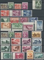 JUGOSLAWIEN 350-412 **, 1938-40, 13 Komplette Postfrische Sätze, Pracht, Mi. 181.90 - Andere & Zonder Classificatie