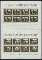LIECHTENSTEIN 706-09KB **, 1978, 40. Jahrestag Der Thronbesteigung Im Kleinbogensatz, Pracht, Mi. 70.- - Altri & Non Classificati