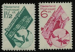 NIEDERLANDE 243/4 *, 1931, St.-Janskerk, Falzrest, 2 Prachtwerte - Other & Unclassified