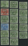 NIEDERLANDE 358-74 *, 1940, 5 - 500 C. Fliegende Taube, Falzrest, 17 Prachtwerte - Autres & Non Classés