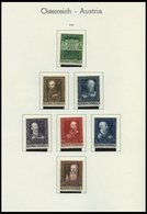 SAMMLUNGEN **,o , Fast Nur Postfrische Sammlung Österreich Von 1945-91 Im Leuchtturmalbum, Bis Auf Mi.Nr. 674-96 Und 772 - Collezioni