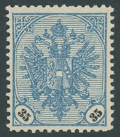 BOSNIEN UND HERZEGOWINA 26a **, 1901, 35 H. Grauultramarin/schwarz, Postfrisch, Oben Ein Kürzerer Zahn Sonst Pracht, Mi. - Bosnie-Herzegovine