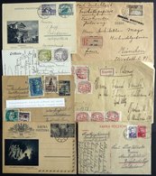 SAMMLUNGEN, LOTS 1920-49, 7 Verschiedene Belege Mit Stempeln Aus Westpreußen, Dabei Nachverwendete Deutsche Stempel, Fei - Collections