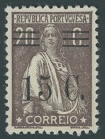 PORTUGAL 482 **, 1928, 15 C. Auf 20 C. Braun, Postfrisch, Pracht, Signiert Zumstein, Mi. 70.- - Other & Unclassified