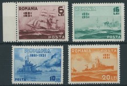 RUMÄNIEN 402-05 **, 1931, 50 Jahre Rumänische Flotte, Postfrischer Prachtsatz, Mi. 90.- - Altri & Non Classificati