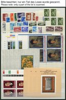 SAMMLUNGEN, LOTS **, 1974/5, Partie Verschiedener Kompletter Ausgaben Und Blocks, Je 4-5x, Pracht - Lotes & Colecciones