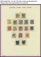 SAMMLUNGEN, LOTS O, 1872-1928, Sauberer Gestempelter Sammlungsteil (aus Mi.Nr. 17-212) Mit Guten Mittleren Ausgaben, Nac - Sammlungen