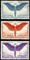 SCHWEIZ BUNDESPOST 189-91x O, 1924, Flugpost, Gewöhnliches Papier, Prachtsatz, Mi. 170.- - 1843-1852 Kantonalmarken Und Bundesmarken