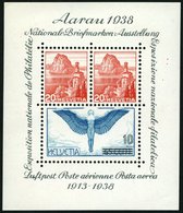 SCHWEIZ BUNDESPOST Bl. 4 **, 1934, Block Aarau, Kaum Sichtbarer Eckbug, Pracht, Mi. 75.- - 1843-1852 Kantonalmarken Und Bundesmarken