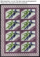 SOWJETUNION 5352-55KB **, 1984, Olympische Winterspiele Im Kleinbogensatz, Pracht, Mi. 220.- - Used Stamps