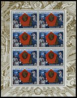 SOWJETUNION 5496,5524KB **, 1985, Tag Der Kosmonauten Und Erster Weltraumspaziergang Einer Frau, 2 Kleinbogen, Pracht, M - Used Stamps