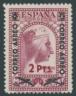 SPANIEN 720 **, 1938, 2 Pta. Auf 25 C. Schwarze Madonna, Postfrisch, Pracht, Mi. 70.- - Altri & Non Classificati