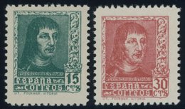 SPANIEN 791,794 **, 1938, König Ferdinand II, Druckvermerk Lit Fournier Vitoria, 2 Postfrische Prachtwerte, Mi. 53.- - Andere & Zonder Classificatie