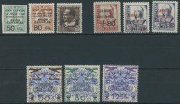 KANARISCHE INSELN 4-6,27-32 **, 1936/7, 2., 10. Und 11. Flugpost-Ausgabe, 3 Postfrische Prachtsätze, Signiert Zumstein,  - Autres & Non Classés