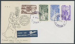 TÜRKEI 1391-94 BRIEF, 1954, Europarat Auf FDC, Pracht, Mi. 450.- - Otros & Sin Clasificación