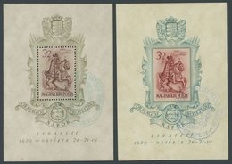 UNGARN Bl. 5/6 O, 1939, Blockpaar Bethlen-Gabor-Bund, Ersttags-Sonderstempel, Pracht, Mi. 100.- - Sonstige & Ohne Zuordnung