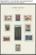 UNO - GENF **, Bis Auf 2 Werte Komplette Postfrische Sammlung UNO-Genf Von 1981-92 Auf Leuchtturm Falzlosseiten, Prachte - Otros & Sin Clasificación