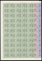 CUBA 2810-13 O, 1983, Blüten Im Bogensatz (100) Mit Zentrischen Stempeln, 1x Gefaltet, Pracht, Mi. 320.- - Other & Unclassified