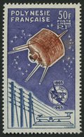 FRANZÖSISCH-POLYNESIEN 44 **, 1965, 50 Fr. UIT, Pracht, Mi. 120.- - Unused Stamps