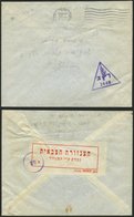 ISRAEL 1967, Dreieckiger Feldpoststempel 2648 Und Handschriftlicher Vermerk Aktiver Dienst Sowie Poststempel Von Haifa A - Other & Unclassified