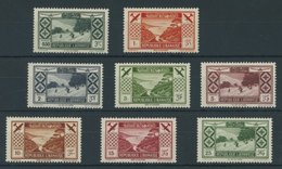 LIBANON 196-203 **, 1936, Tourismus, 25 Pia. Kleiner Eckbug Sonst Postfrischer Prachtsatz - Líbano