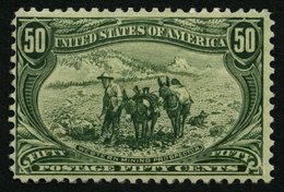 USA 123 *, Scott 291, 1898, 50 C. Trans-Mississippi-Ausstellung, Falzreste, Feinst (Gummi Haftstellen), $ 600 - Sonstige & Ohne Zuordnung