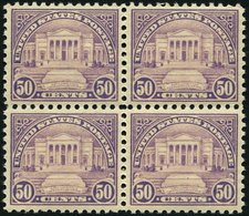 USA 282 VB **, Scott 570, 1931, 50 C. Grabmal Des Unbekannten Soldaten Im Postfrischen Viererblock, Pracht - Sonstige & Ohne Zuordnung