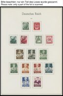 SLG., LOTS DEUTSCHLAND O,* , Sammlung Dt. Reich 1923-45, Dt. Post Und Bundesrepublik Bis 1979 Im Leuchtturmalbum, Mit No - Collezioni