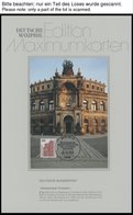 SLG., LOTS DEUTSCHLAND 1991, 40 Verschiedene Maximunkarten Bundesrepublik Und Berlin Auf Spezialseiten Der Firma Krüger, - Colecciones