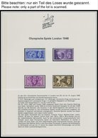SPORT **,Brief,o , Offizielle ARD-Olympia-Sammlung 1948-88, Pracht, Damaliger Anschaffungswert: DM 195.- - Altri & Non Classificati