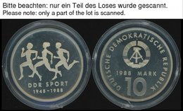 SPORT **,Brief,BrfStk , Olympische Spiele 1988 In 5 Dicken Spezialalben Der Deutschen Sporthilfe Mit Silbermünze 40 Jahr - Sonstige & Ohne Zuordnung