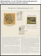 SONSTIGE MOTIVE **,Brief,BrfStk , Europäisches Denkmalschutzjahr 1975 Im Borek Spezial Falzlosalbum, Mit Einzelmarken, S - Monuments